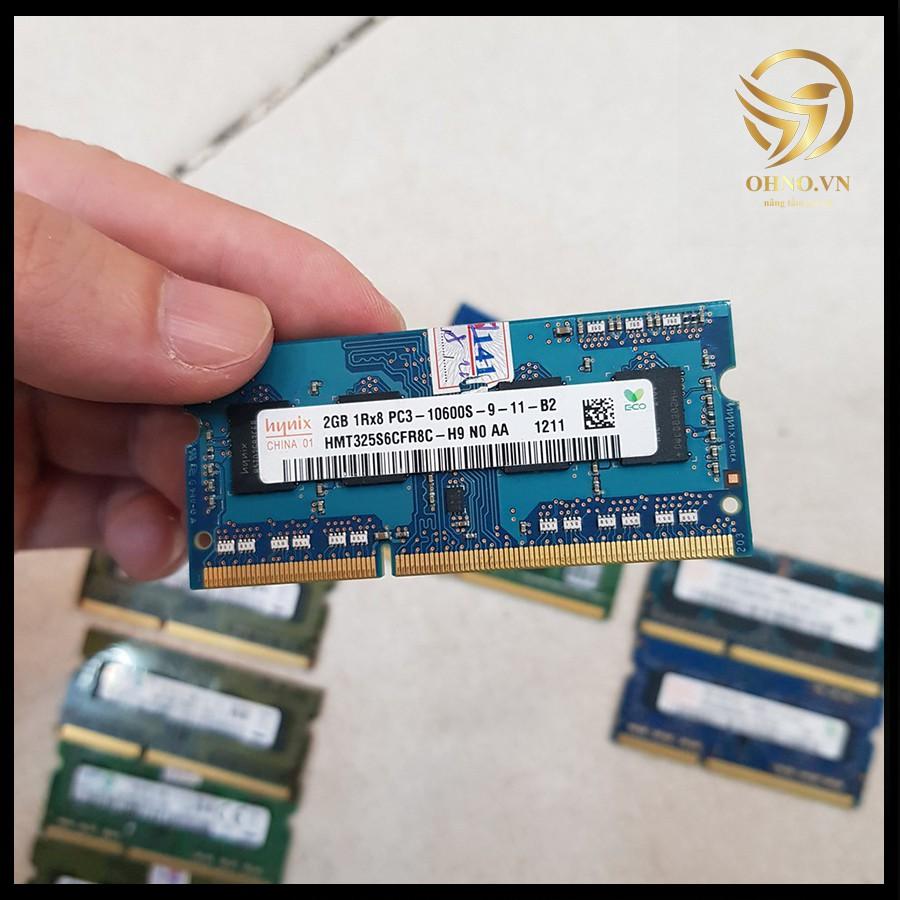 RAM Laptop Máy Tính Xách Tay 2G RAM DDR2 Bus 800 - DDR3 Bus 1333 Tốc Độ Cao Chính Hãng