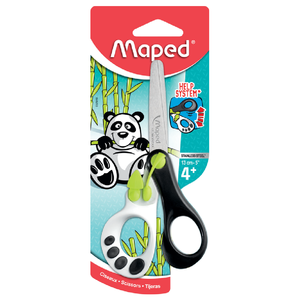 MAPED - Kéo trợ lực Koopy Panda 13cm (từ 4 tuổi) - 1 cây