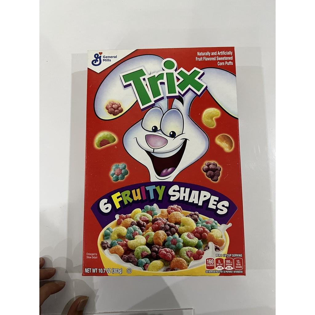 Bánh / Ngũ Cốc Ăn Sáng Trix 6 Fruit Shapes - Hộp 303g - Ngũ Cốc Trẻ Em Giàu Dinh Dưỡng, Thơm Ngon