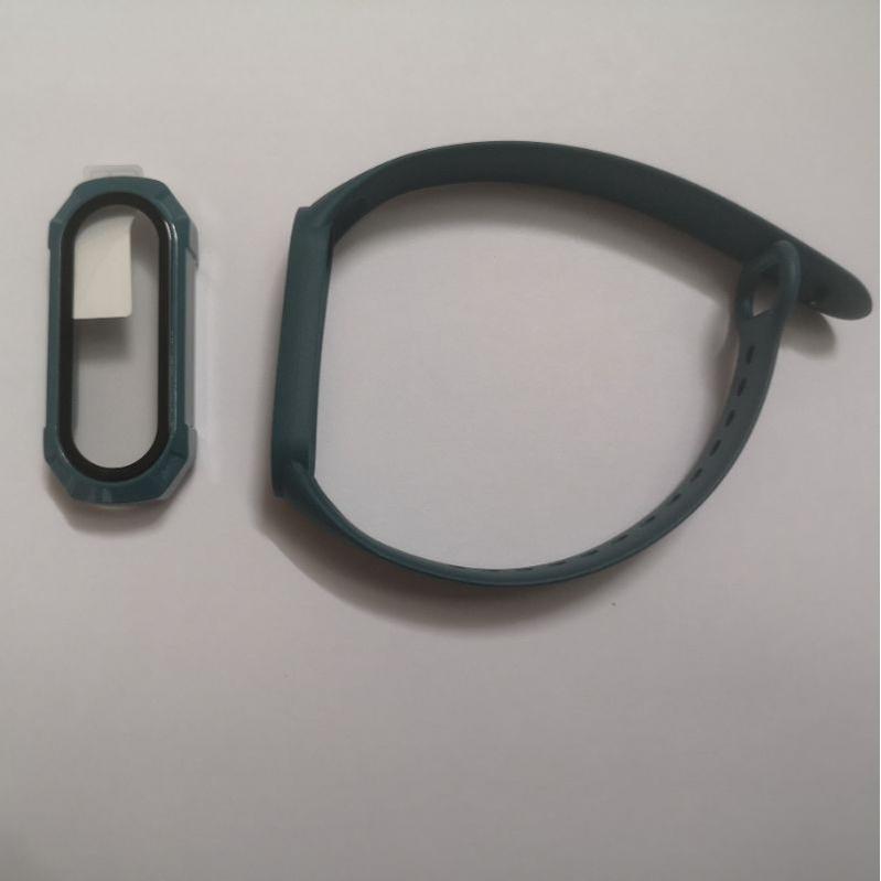 Dây và Ốp kính cường lực bảo vệ cho đồng hồ Xiaomi Miband 5 và Mi band 6