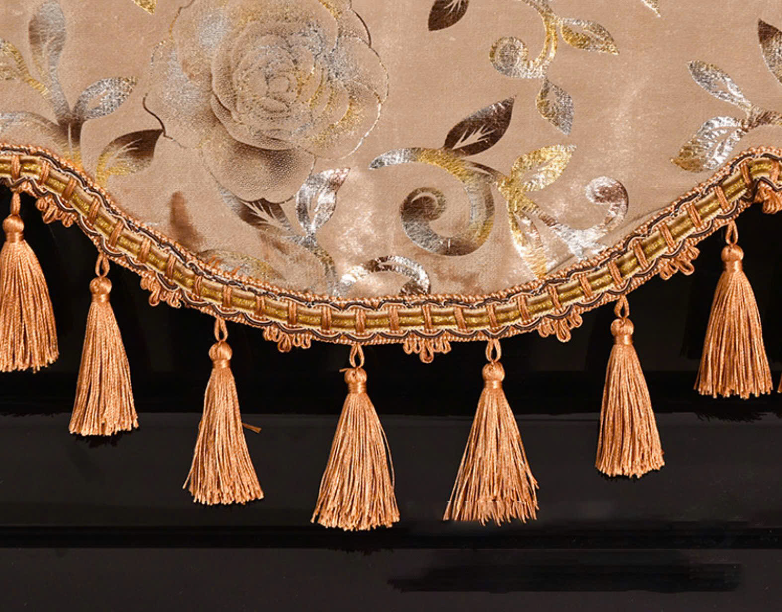 Khăn phủ đàn piano cơ đàn piano điện tử 88 phím sang trọng cổ điển trang trí giáng sinh noel năm mới Tết sinh nhật - Hàng chính hãng