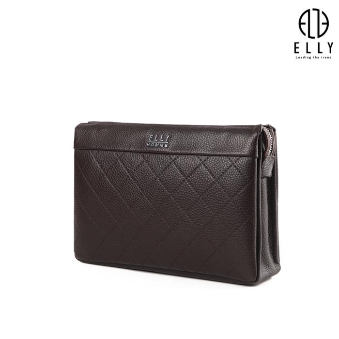 TÚI CLUTCH NAM DA THẬT ELLY HOMME – ECM11