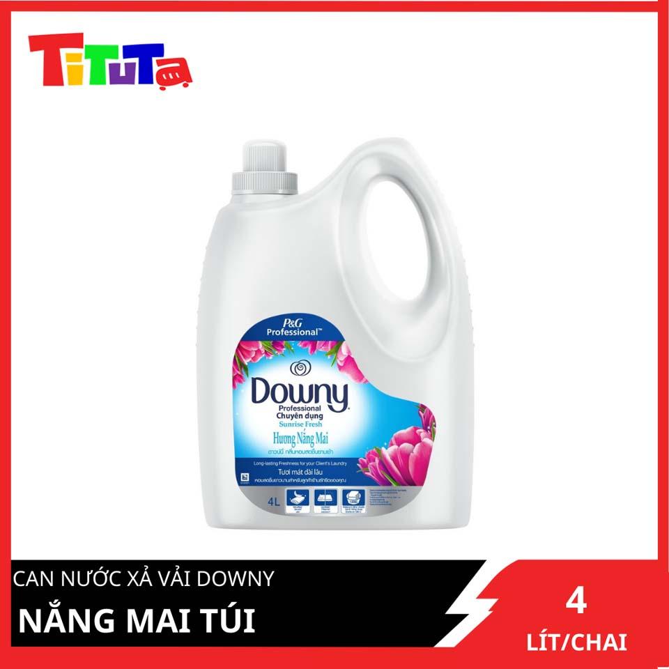 Nước xả vải Downy Hương Nắng mai 4L (Dạng chai)