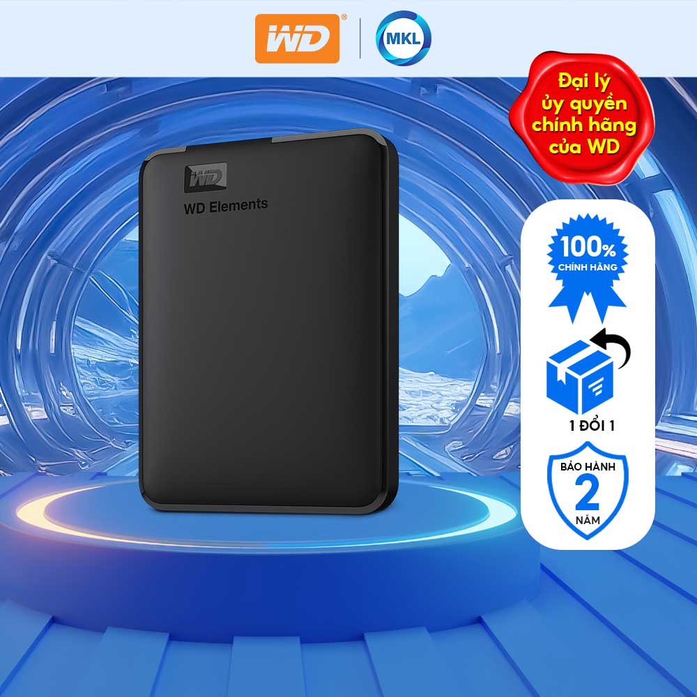 Ổ Cứng WD Elements Portable 2.5 Inch Hàng Chính Hãng