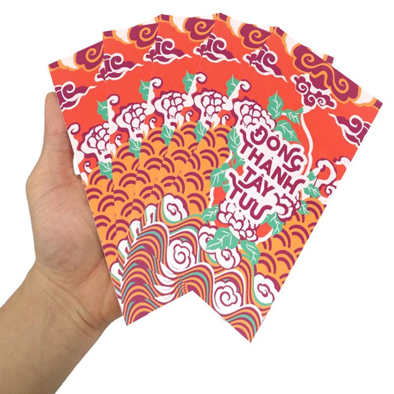 Bộ 5 Bao Lì Xì SDstationery Cát Niên Mỹ Ý - Đông Thành Tây Tựu