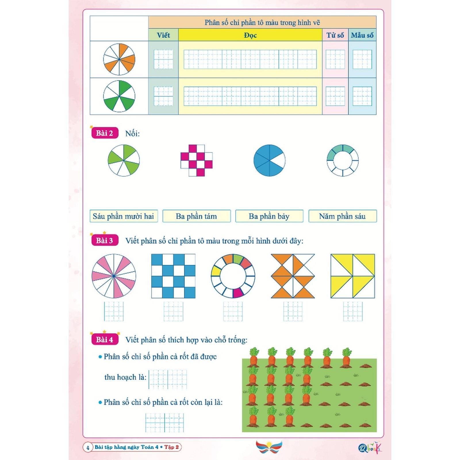 Bài Tập Hằng Ngày TOÁN 4 Học Kì 2 - Cánh Diều - Bản Quyền