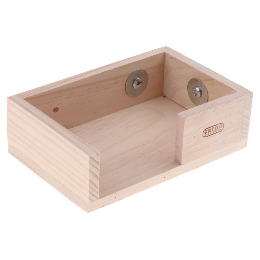 Pet Wooden Platform Stand Toy Hamster Perches For Bird Parrot Cage
