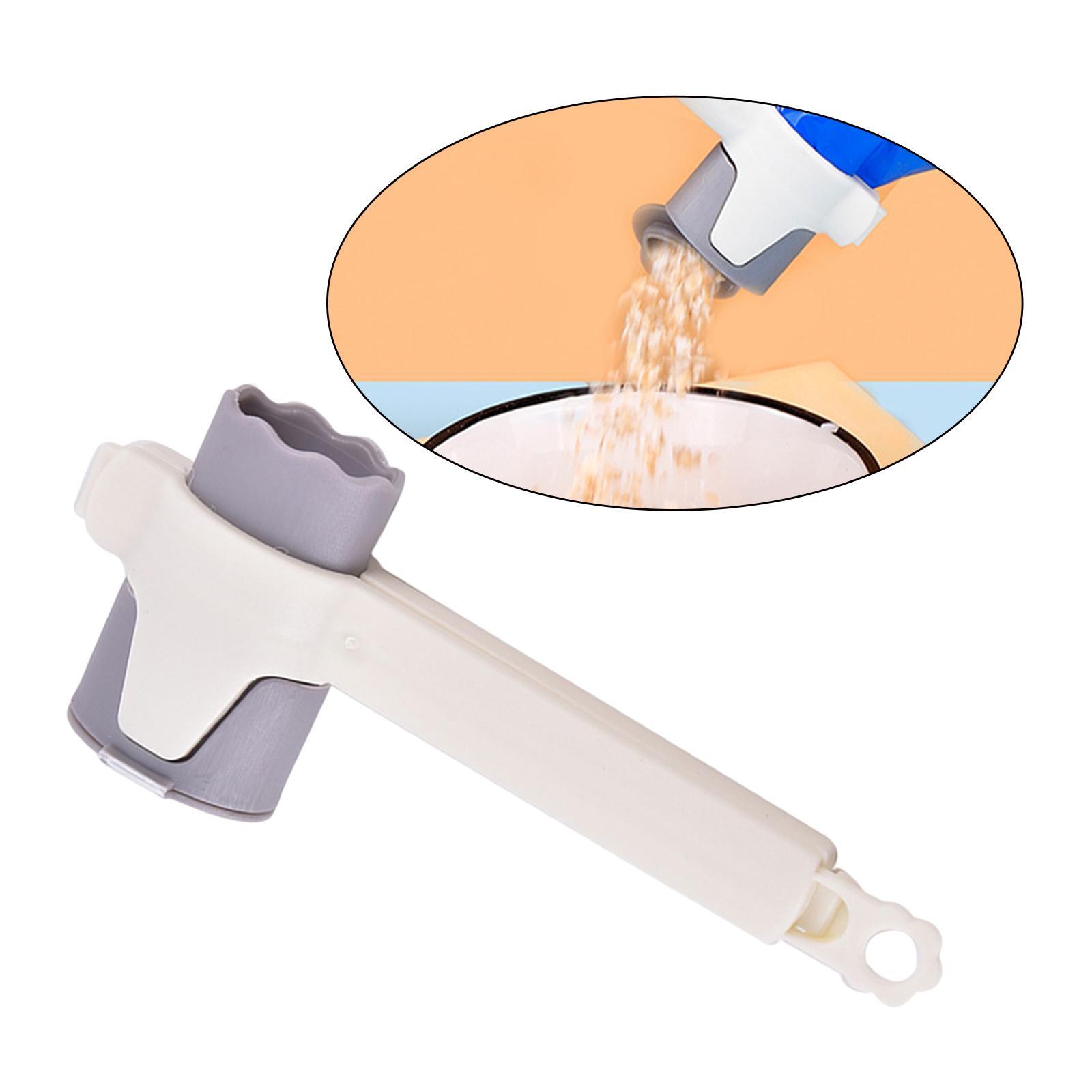 Snack Sealing Clip Sealer Clamp Kitchen Gadgets for Kitchen Gray White