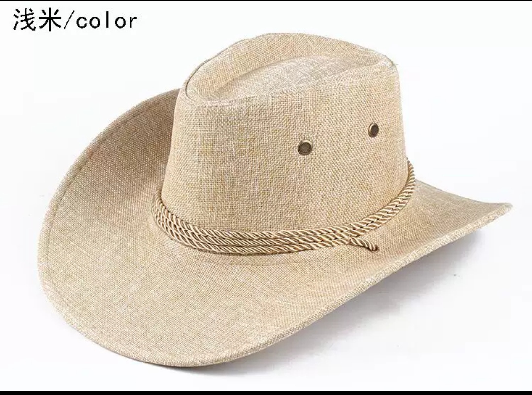 Nón mũ cao bồi nam nữ vành cong y hình. Chất liệu bố line. * Nón mũ cao bồi dành cho cả nam và nữ với thiết kế vành cong y hình. * Chất liệu của nón là bố line dona25060601