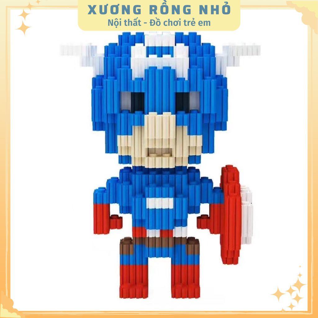 Mô Hình 3d mini, Đồ chơi lắp ráp mô hình nhân vật 3D - Màu sắc đẹp,nhựa cao cấp,nhiều nhân vật.