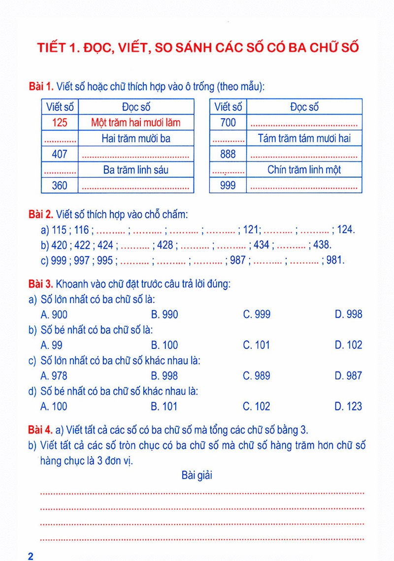 Vở Bài Tập Toán Nâng Cao Lớp 3 (Quyển 1) ( Tái Bản 2019 )