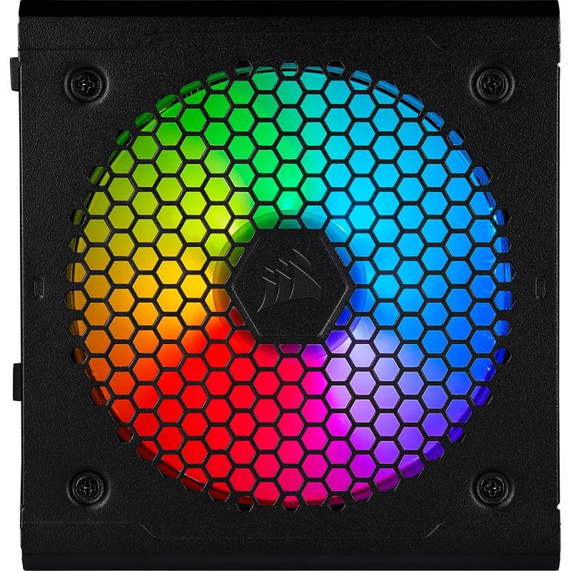 Nguồn máy tính Corsair CX550F RGB Black 80 Plus Bronze - Full Modular CP-9020216-NA Hàng chính hãng