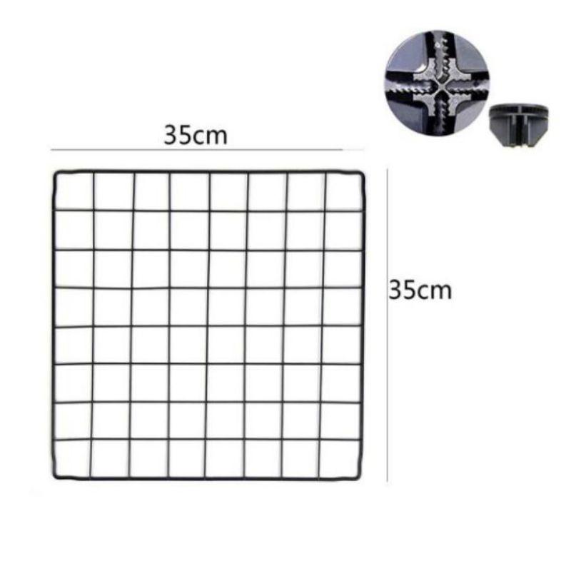 Kệ Treo quần áo, Tủ treo quần áo khung lưới lắp ghép phong cách đương đại 5 tầng 4 khoang
