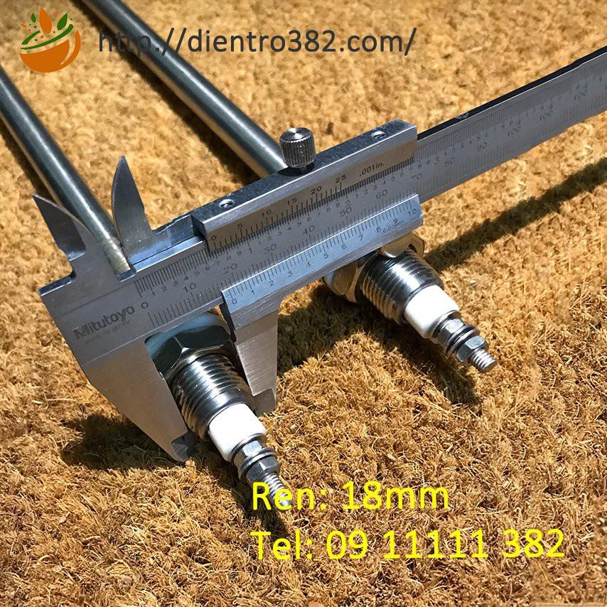 Thanh điện trở chữ U ren 18mm dài 20cm