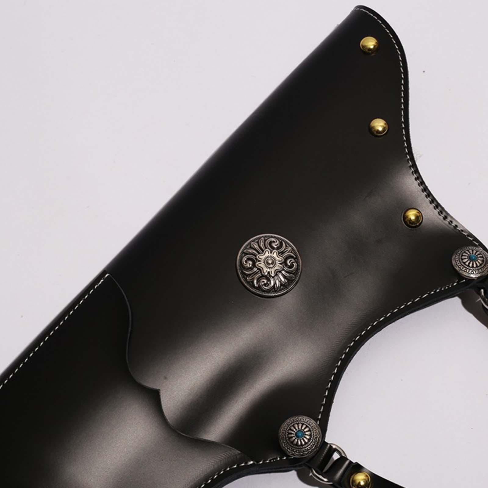 Quiver  Waist Quiver PU Leather Lightweight Hip Bag Hip Quiver Hanging Pot for Training Cosplay Replacement Accessories