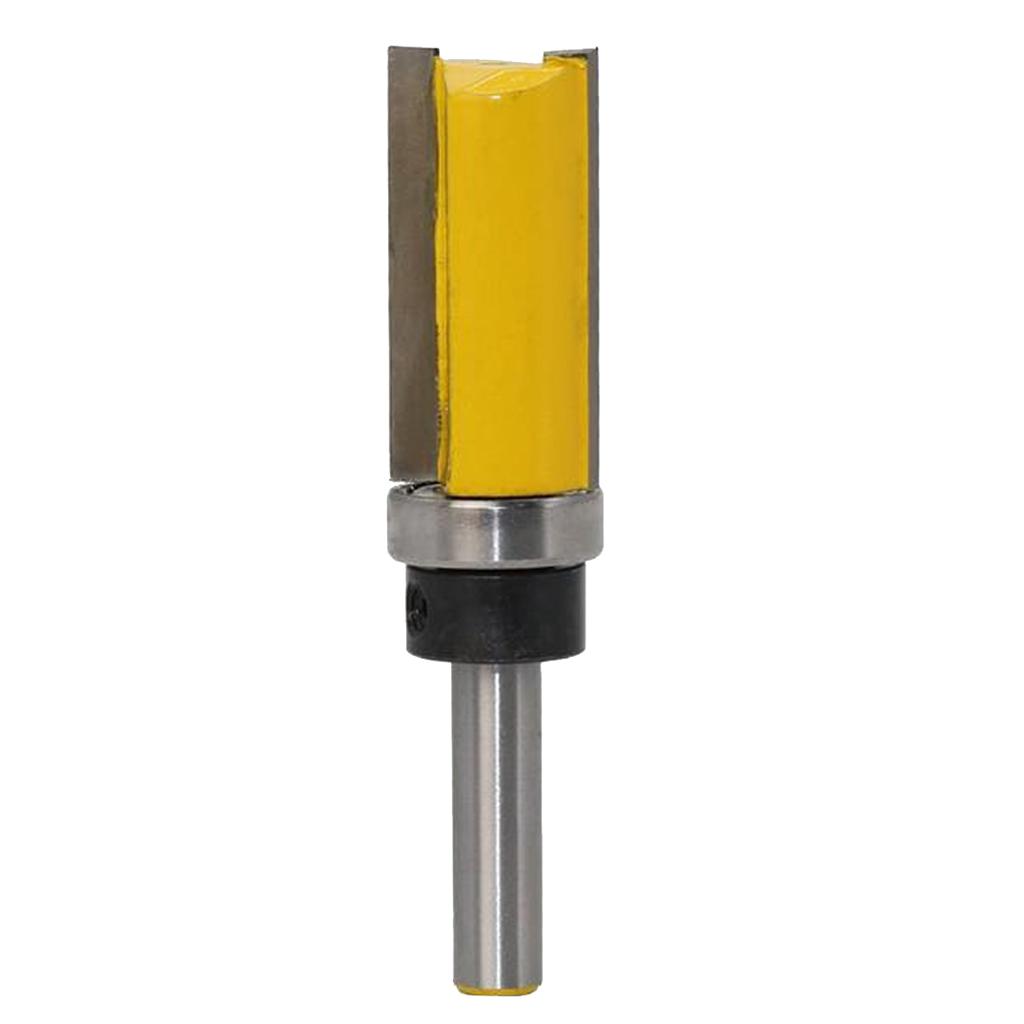 2Pcs 8mm Shank Router Bit Flush Trim Router Bit 3/4" Cutting Dia