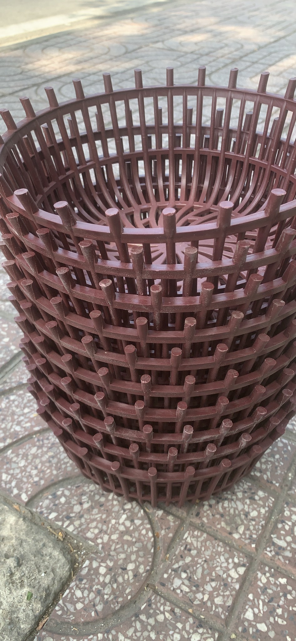 Bộ 10 cái chậu trồng hoa lan đáy tròn cỡ 18cm đến 26 cm