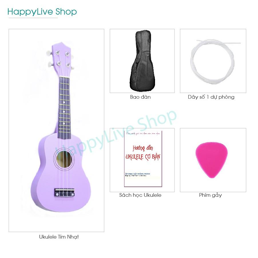 Đàn Ukulele Tím Soprano Magnate 21" tặng bộ phụ kiện