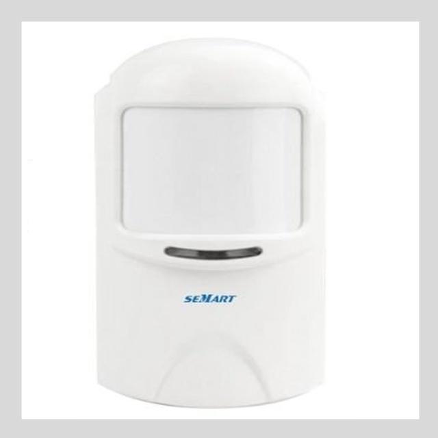 Cảm biến hồng ngoại phát hiện chuyển động có dây miễn dịch vật nuôi<16kg Semart SM-04C.Kết nối về tủ trung tâm cảnh báo khu vực