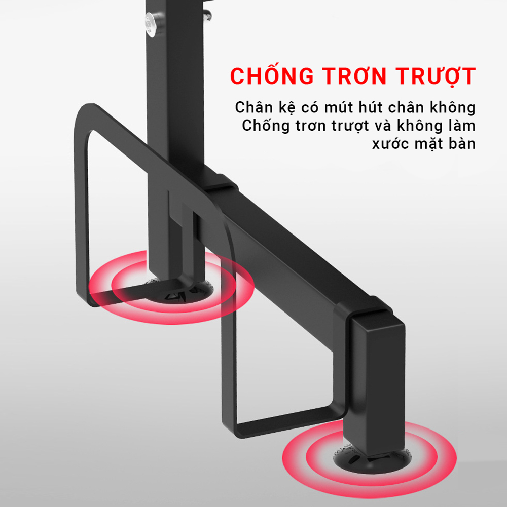 Kệ úp chén bồn rửa 85cm cao cấp VANDO thép carbon không gỉ, chống xước, sơn tĩnh điện, giá kệ để bát tiện lợi