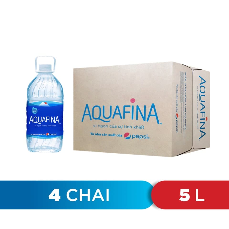 Thùng 4 Chai Nước Uống Aquafina