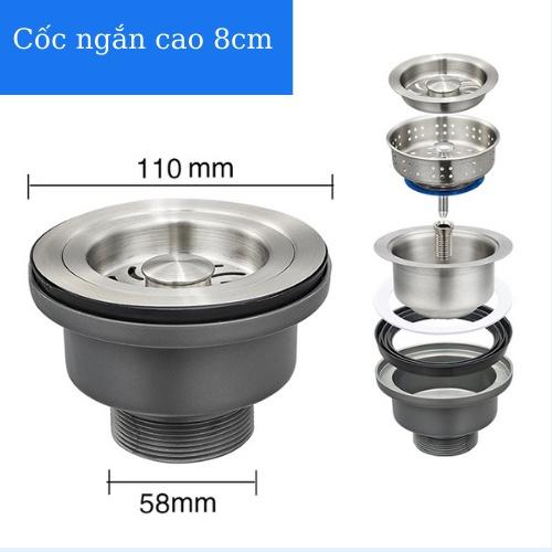 Cốc lọc rác bồn rửa chén