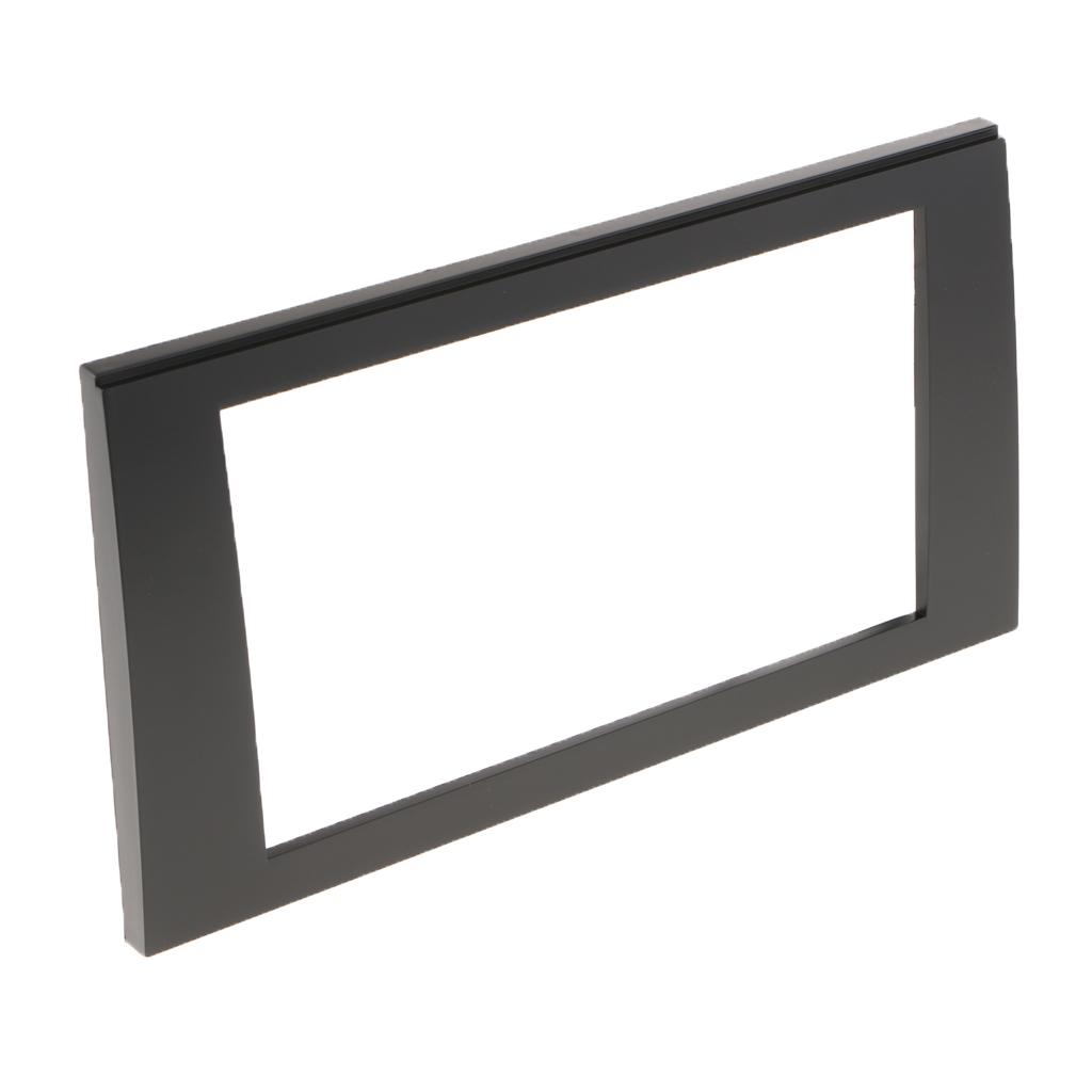 Car Dashboard Stereo Radio Fascia Panel Trim 2 Din Frame For  A4 B6 B7