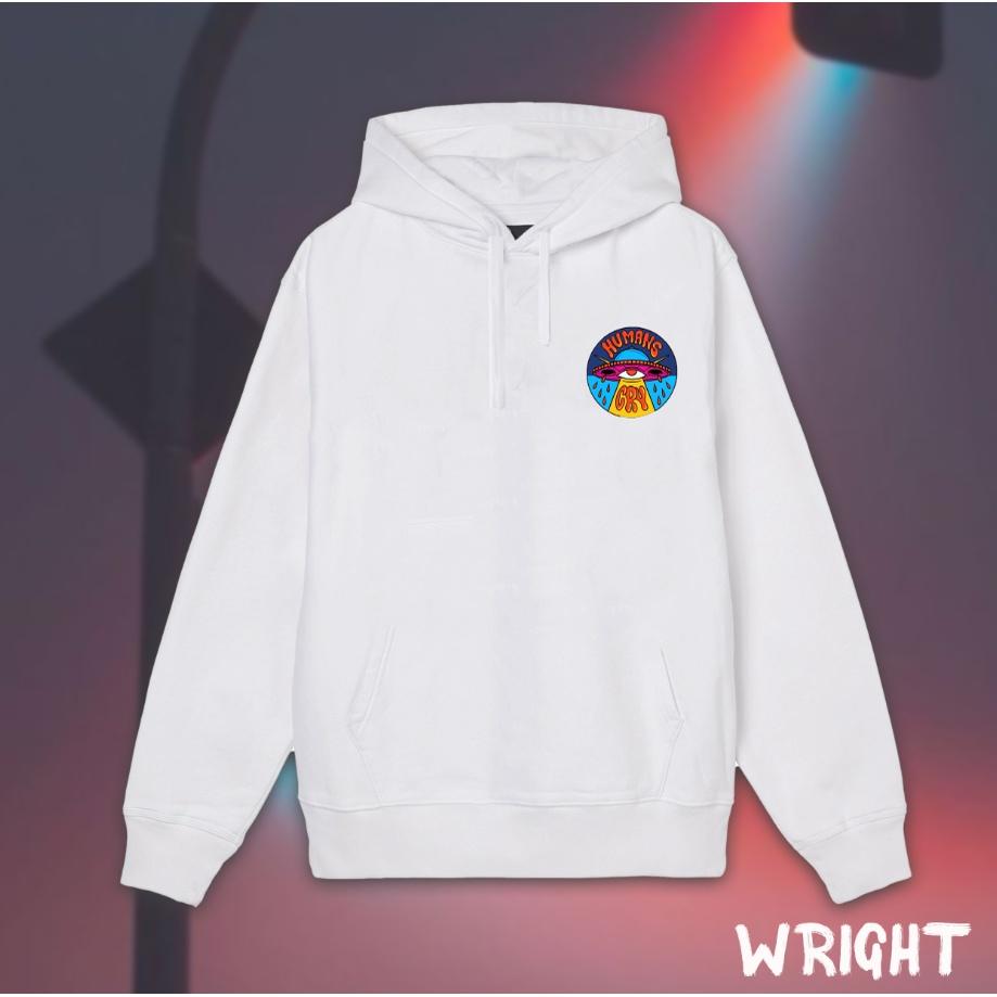 Áo hoodie Wright Human cry bigsize unisex
