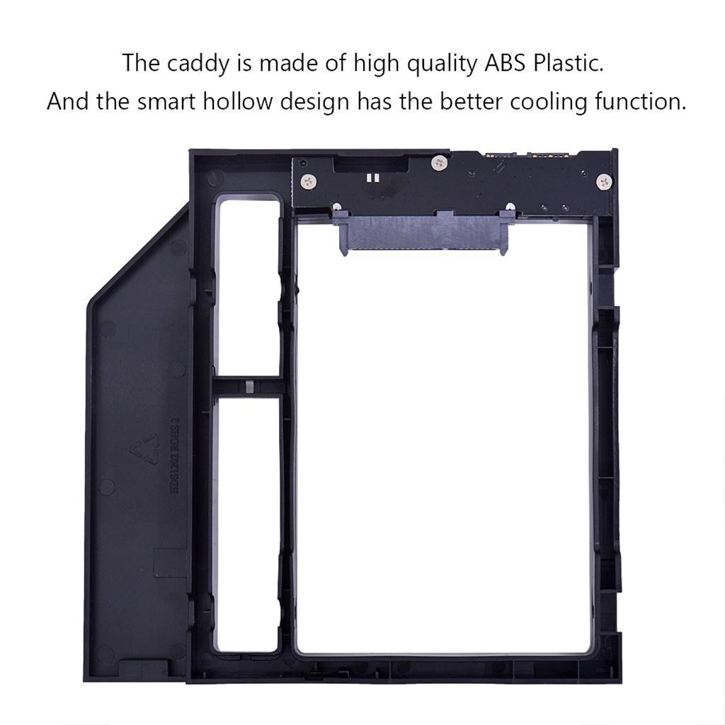 9.5 mm HDD Caddy 2.5'' SATA 3.0 For Laptop DVD/CD-ROM Optical Bay