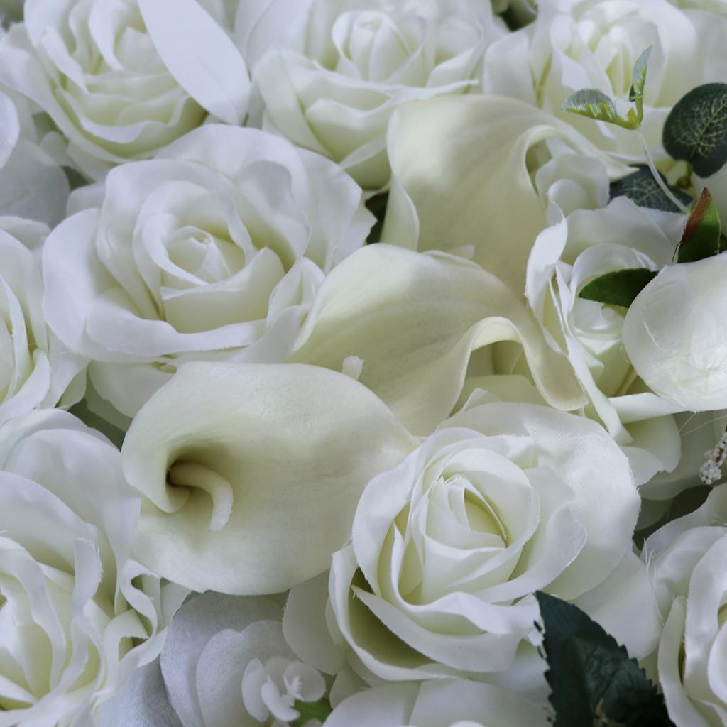 Simulation Silk Flowers Wall Panels Wedding Venue Home Shop Window Decor