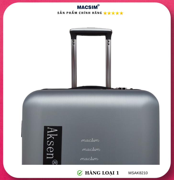 Vali cao cấp Macsim Aksen hàng loại 1 MSAK8210 cỡ 20inch