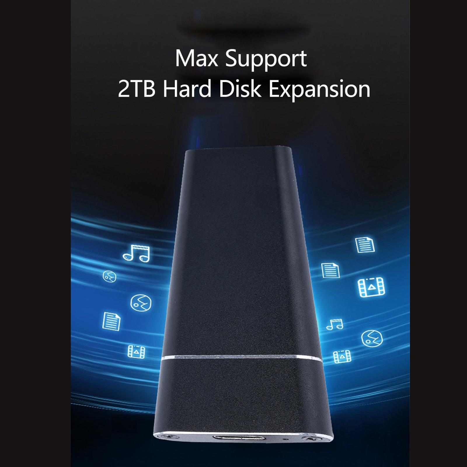USB3.1 Type-C M.2 NVMe Enclosure, PCIe/ NGFF SATA Box, External Drive Case for 2230/2242/2260/2280