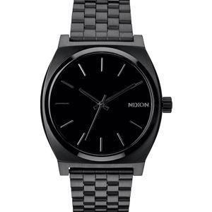 NIXON Time Teller A046 - All Black - 101M Water Resistant Men s Analog Fashion Watch (37mm Watch Face, 19.5mm-18mm Stainless Steel Band) 1