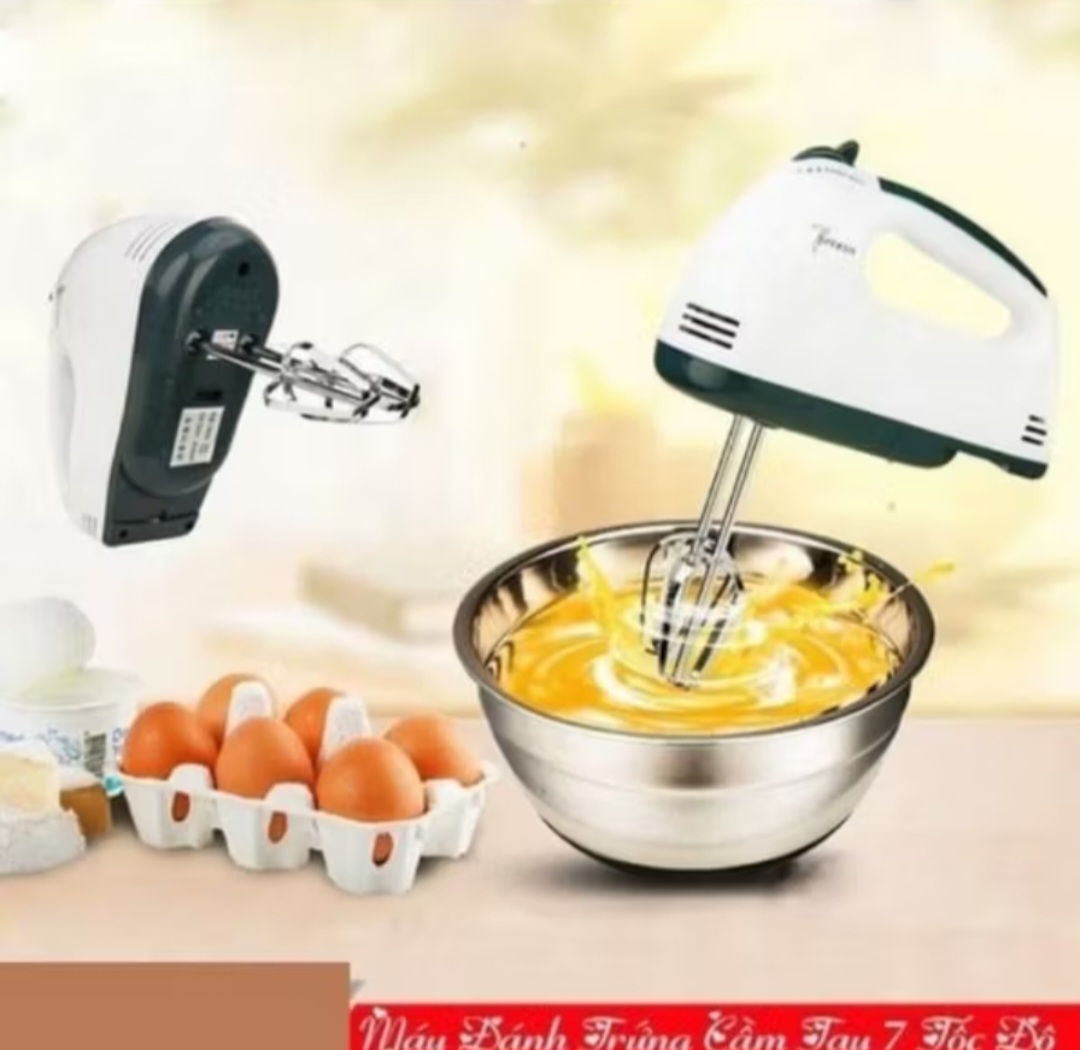 MÁY ĐÁNH TRỨNG TRỘN BỘT 7 CẤP ĐỘ ĐA CHỨC NĂNG HÀNG CHUẨN