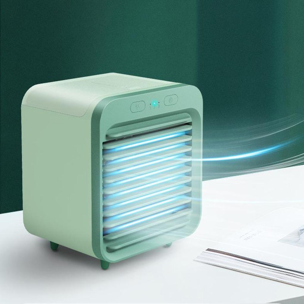 2X Portable Mini Air Cooler Personal Quiet USB Air Conditioner for