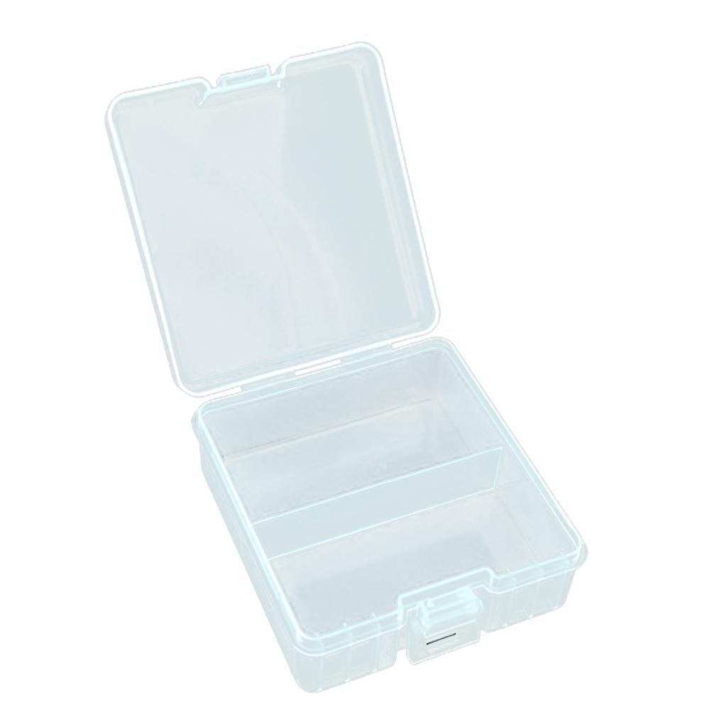 100 x Hard Plastic Case Holder Storage Box for Rechargeable AAA Batteries