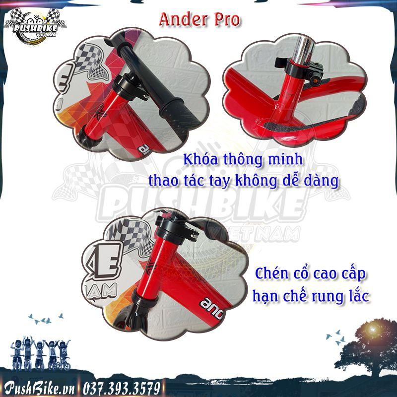 Xe thăng bằng Ander Pro cho bé từ 1.5 đến 6 tuổi - Hợp kim thép, sơn tĩnh điện, nặng 2.9kg