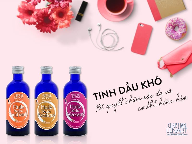 Tinh dầu khô dưỡng da mềm mịn, thư giãn Christian Lenart Huile Sèche Relaxante 100ml + Tặng kèm 1 Chai Tinh Dầu Khô Christian Lenart 10ml ( Loại Ngẫu Nhiên)