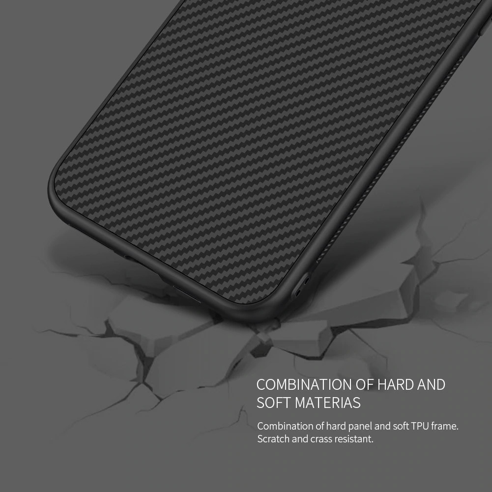 Ốp lưng sợi Carbon cho iPhone 11 Pro Max hiệu Nillkin - Hàng chính hãng