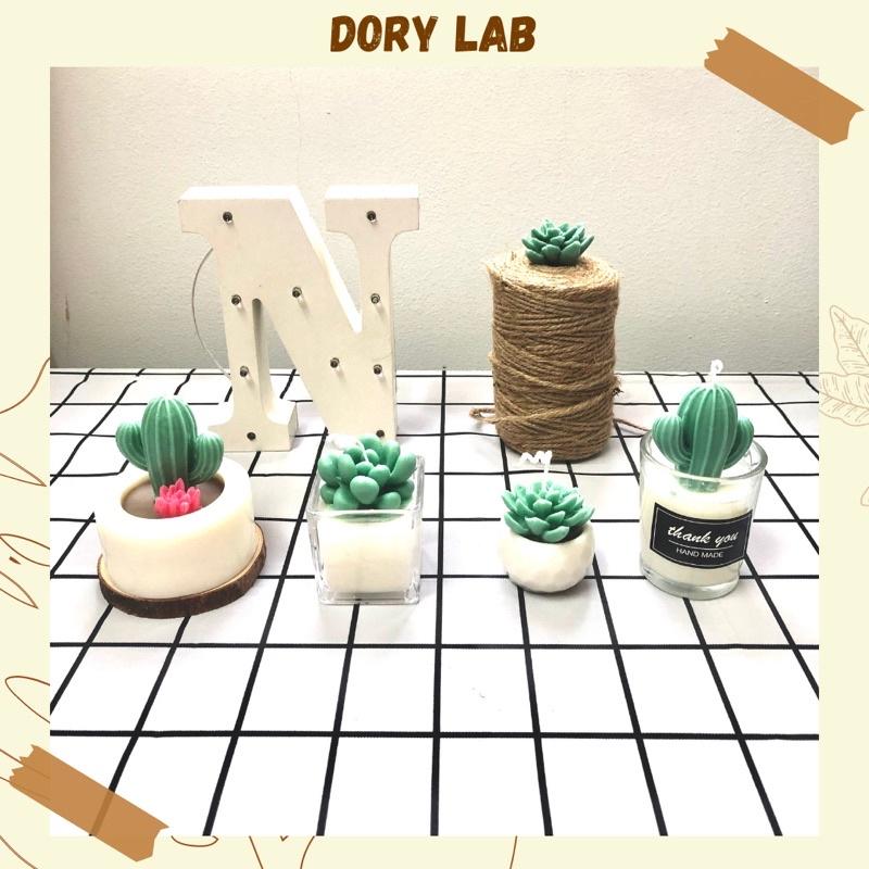 Nến Thơm Cây Xương Rồng Nhiều Mẫu Không Khói, Phụ Kiện Decor, Quà Tặng - Dory Lab