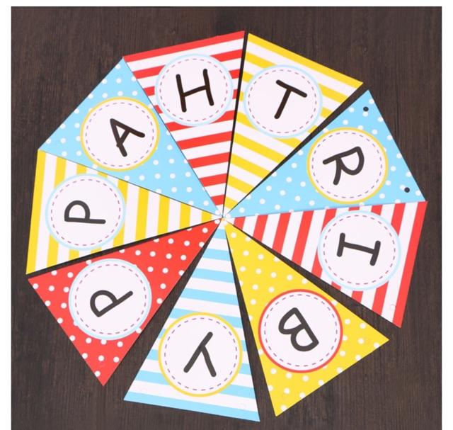 Dây cờ Happy Birthday trang trí sinh nhật