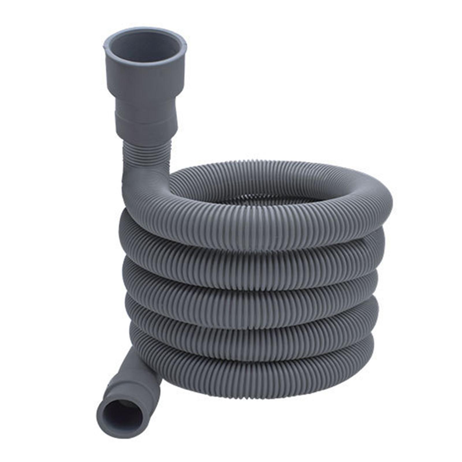Washing Machine Drain Hose Flexible Universal Fit Replacement Accessory 1m