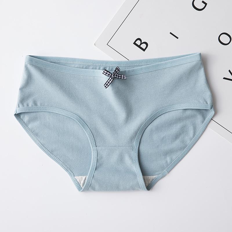 10 Cái/lốc Nữ Quần Lót Cotton Mềm Mại Quần Lót Bé Gái Màu Quần Đùi Thắt Nơ Quần Áo Lót Ren Quần Lót Nữ M-XXL Quần