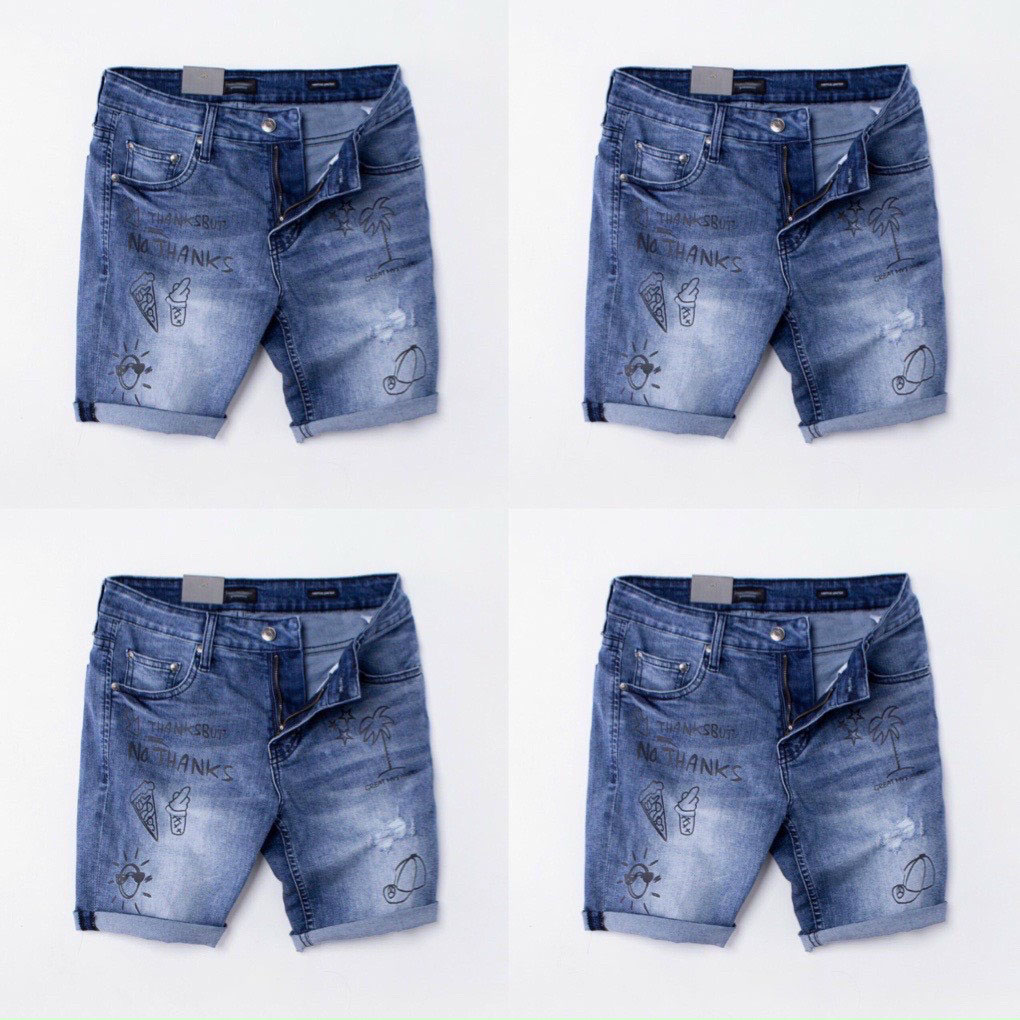 Quần shorts jeans nam ngắn hiện đại