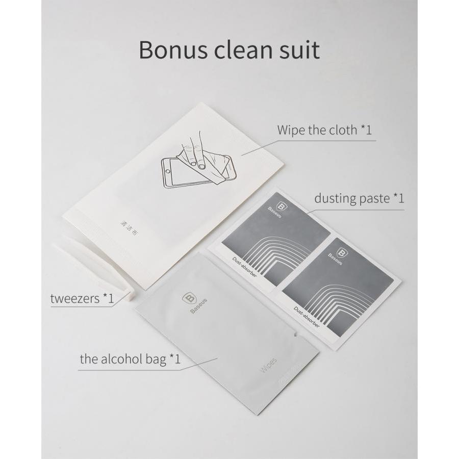 Miếng dán kính cường lực Camera cho Samsung Galaxy S9 Plus chính hãng Baseus chống trầy xước tuyệt đối - Hàng Chính Hãng