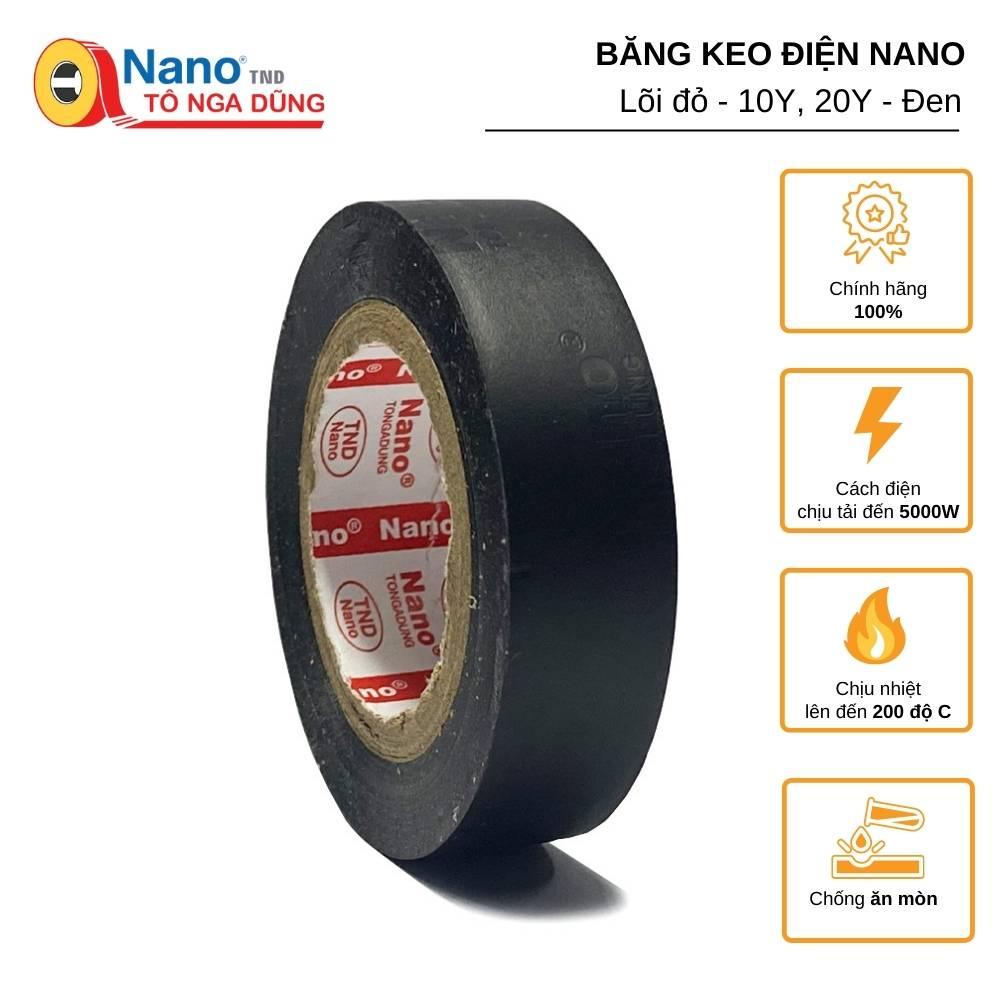Băng Keo Điện Nano TÔ NGA DŨNG Lõi đỏ