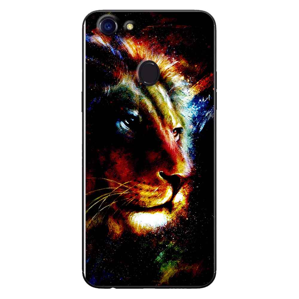 Ốp Lưng in cho Oppo F5 - F5 Youth Mẫu Sư Tử Nhiều Màu - Hàng Chính Hãng