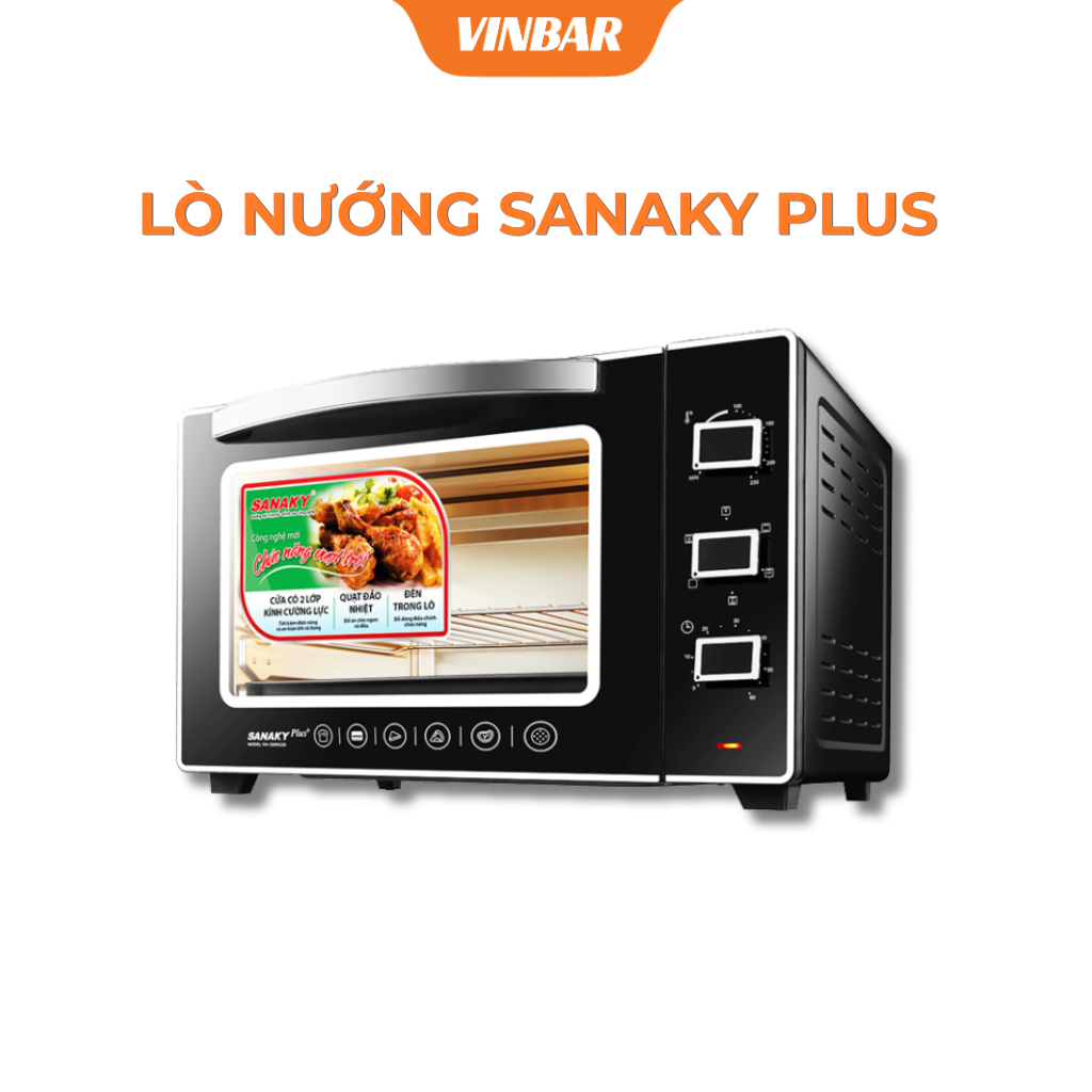 LÒ NƯỚNG SANAKY PLUS DUNG TÍCH 50 LIT