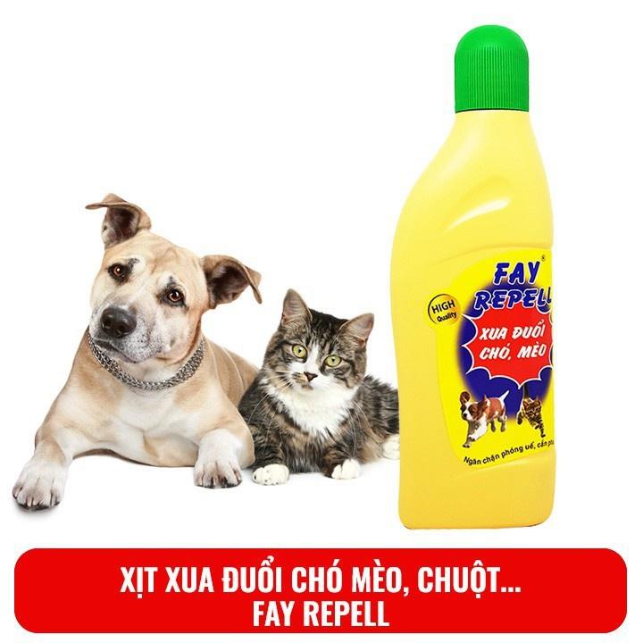 Fay Repell - Thuốc xịt xua đuổi chó mèo, ngăn chó mèo phóng uế bừa bãi 200ml, 400ml