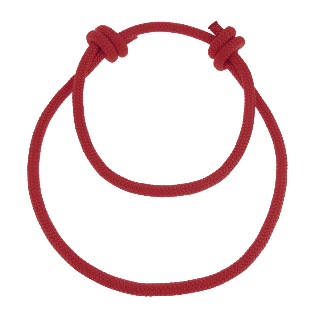 2x6mm Heat Resistant Rock Climbing Knotted Pre-sewn Prusik Cord Red